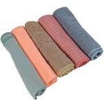 Mikrofaser-Reinigungstücher mit unterschiedlicher Struktur, 5-tlg. - fusselfr...