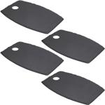 4er-Set Serviertablett Schieferplatte - Modernes Deko & Serviertablett für Fe...