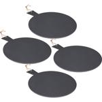 4er-Set Schiefer Serviertablett mit Griff - Elegantes Servieren & Dekorieren ...