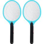 2er-Set Elektrische Fliegenklatsche - wirksamer Schutz vor Fliegen Mücken für...