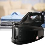 Leistungsstarke Dampfbügelstation, 5 Bar, 2200W, schwarz – Keramik Bügelsohle...