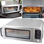 Profi Pizzaofen 400°C elektrisch mit Pizzastein, Air-Fryer & Grillfunktion – ...