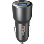 Kraftvolles Dual USB KFZ Ladegerät 60W: Schneller Zigarettenanzünder USB-Lade...