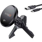 KFZ-Ladehalterung MagSafe für Lüftungsgitter, Qi2,15Watt, Kabelloses Laden & ...
