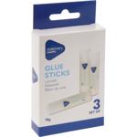 Klebestifte 3er-Pack - Vielseitige Bastelhelfer für Papierarbeiten, Fotoalben...