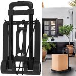 Transportkarre klappbar Anthrazit/Schwarz - bis 30 kg belastbar & rückenschon...