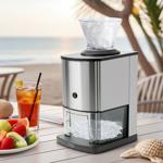 Elektrischer Eis-Crusher, Edelstahl, 80W, 1kg/Min: Leistungsstarker Eiszerkle...