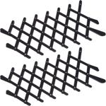 2er-Set Frischluftgitter für Autofenster, schwarz: Optimale Luftzirkulation: ...