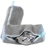 2er-Set Schuhwaschbeutel mit Reinigungsfasern: Schont Sneaker & Turnschuhe in...