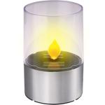 Stimmungsvolle Solar Kerzenleuchte Ø 7,5cm: Flackernder LED-Kerzenschein für ...