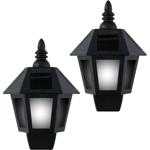 2er-Set Retro Wandleuchte mit 2 Leuchtmod, Flammeneffekt und Warmweiss, mit S...