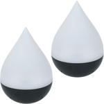 2er-Set Tropfen LED Solarleuchte - Solarbetrieben für Innen & Aussen - Dekora...