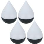 4er-Set Tropfen LED Solarleuchte - Warmes Licht für Terrasse, Balkon & Garten...