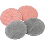 4er-Set Wischpads: Ersatz-Pads für Akku-Poliermaschine CH9996 - Für streifenf...