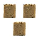 3er-Set Handgemachte Bio Seife mit Jasmin- & Kamillenblüten - Palmölfrei Vega...