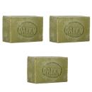 3er-Set Naturseife mit Oliven- & Lavendelöl - Vegane 3-in-1 Pflege für Hände,...