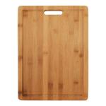 Bambus-Schneidebrett 40x30x1.8cm-Hygienisch-Antibakteriell-Messerschonend-Mit...