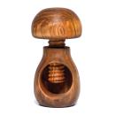 Olivenholz Nussknacker Pilz-Form - Schraubgewinde für einfaches Öffnen aller ...