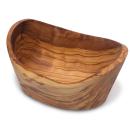 Olivenholz Schale 10x8cm - Rustikale Allzweckschüssel für Snacks - Handgefert...