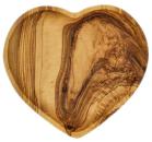 Herzförmige Olivenholz Schale - Deko-Dekooration für Zuhause, Snacks & Gesche...