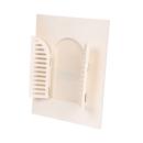 Fotorahmen aus Holz mit Fensterläden - Rustikale Deko für Schlaf- & Wohnzimme...