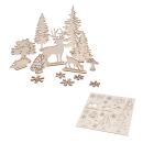 3D-Puzzle Tannenbaum aus Naturholz - Kreative Weihnachtsdekoration zum Bastel...