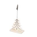 Weihnachtsbaum-Clip aus Holz - Natur MDF braun - Zum Beschriften Bemalen Bekl...