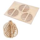 3D-Puzzle Weihnachtskugel Naturholz - Kreative Weihnachtsdekoration zum Baste...