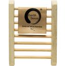 Bambus-Seifenschale - handgefertigt & nachhaltig - mit praktischen Quer-Streb...