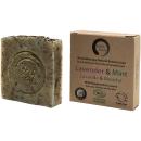 Feste Bio-Seife 100g - Handgemacht, Palmölfrei, Vegan - Lavendel & Minze Duft...