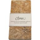 Seifenablage aus Travertin rechteckig - gold-gelb Naturstein handgefertigt - ...