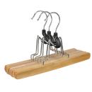 Kleiderbügel Hosen 3er-Set Holz - Ordnung & knitterfreie Kleidung - drehbarer...