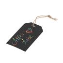 6er-Set Kratzpapier Geschenkanhänger Regenbogen - Etiketten zum Aufhängen für...