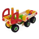 LKW Constructor aus Holz, Konstruktionsspielzeug, LKW, Pick-Up, Kipper, Liefe...