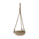 Dekoschale Paulownia Holz zum Aufhängen - Rustikale Holzschale aus einem Stüc...