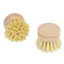 2er-Set Wechselköpfe aus Buchenholz für Spülbürste - Umweltfreundlich, hygien...