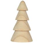 Deko Figur Tannenbaum aus Pinienholz - Stilvolle Holz Dekoration für gemütlic...