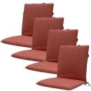 Gartenstuhlkissen 4er-Set - Niederlehner wasserabweisend, UV-Schutz, recycelt...