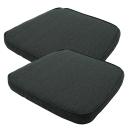 Stuhlkissen Outdoor 2er-Set - Madison® Sitzkissen dunkelgrau wasserabweisend ...