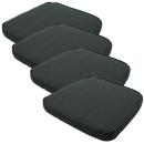 Stuhlkissen Outdoor 4er-Set - Madison® Ökostoff wasserabweisend UV-Schutz - D...