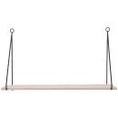 Wandregal aus Metall & Holz - Hängeregal für kleine Gegenstände & Deko - Indu...