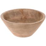 Deko-Schale aus Mangoholz Ø 20 cm - Naturholzschale für stilvolle Ablage oder...