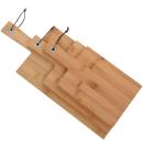Bambus Schneidebretter 3er-Set - Massiv, robust & langlebig für Küche - Mit G...
