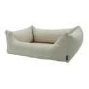 Hundebett Eco - Waschbar & Wasserabweisend - 100x80x25cm Beige - Recyceltes M...