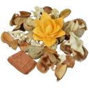 Potpourri-Mix Gewürzorange aus Trockenblüten - Romantische Deko & Bastelmater...