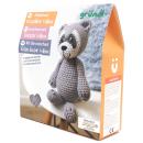 Häkelset Waschbär Komplett - DIY Kreativset mit Garn, Nadel, Füllwatte & deta...