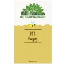 Saatgrüsse Grusskarte "Bee happy" - Kunterbunte Blumenmischung als bienenfreu...