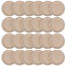 Zuckerrohr Teller rund 24er-Set - Biologisch abbaubar & kompostierbar - 22 cm...