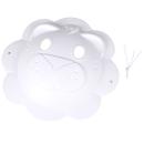 Löwen-Maske weiss-Dekorationsmaske für Zuhause & Fasnacht-Mit Band zum Aufhän...