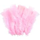 Dekofedern-Set Rosa 35 Stück - Flauschige Naturfedern zum Basteln & Dekoriere...